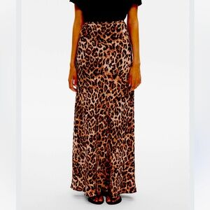 CATO: Cheetah 🐆 Print Maxi Skirt EUC- Sz 26/28 W